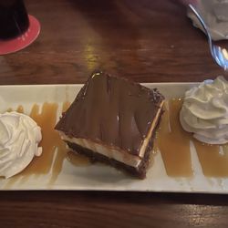 Gilly's Pubhouse - Sticky toffee pudding. Not quite used to that creamy layer. I know this pudding as a warm sponge with caramel sauce. Was tasty though.