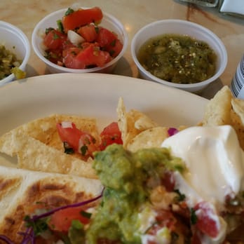 Nopalitos - Salsa Bar with the 3 types of salsa served daily and change daily too i believe. With my cactus cheese quesedilla - Mexican Near Me - Sacramento, California Nopalitos - Salsa Bar with the 3 types of salsa served daily and change daily too i believe. With my cactus cheese quesedilla - Mexican Near Me - Sacramento, California