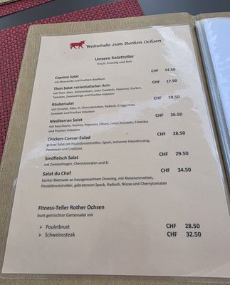 Menu photo 1 Rother Ochsen Stein am Rhein, SH