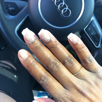 Stoneridge Nails - This is what I left looking like they take no pride in the work that they do .. shameful - Nail Salons Near Me - Mountain House, California Stoneridge Nails - This is what I left looking like they take no pride in the work that they do .. shameful - Nail Salons Near Me - Mountain House, California