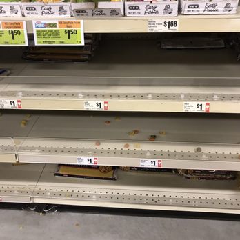 HEB - Lots of empty shelves! Everyone stocking up for Hurricane Harvey! - Drugstores Near Me - Conroe, Texas HEB - Lots of empty shelves! Everyone stocking up for Hurricane Harvey! - Drugstores Near Me - Conroe, Texas