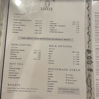 La Casita Coffee - Drink menu - Bakeries Near Me - Dallas, Texas La Casita Coffee - Drink menu - Bakeries Near Me - Dallas, Texas