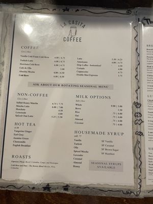 Menu photo 1 La Casita Coffee Dallas, TX Menu photo 1 La Casita Coffee Dallas, TX