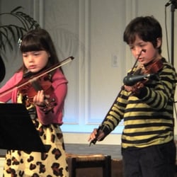 Foothills Music Academy - Violin students performing at our semi-annual recital.