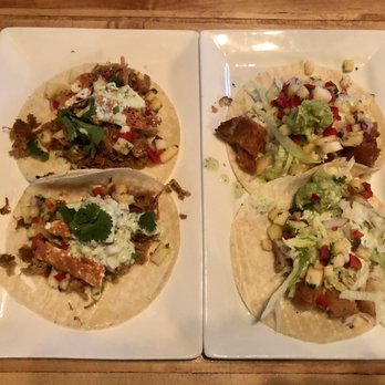 The Hornet - Happy hour tacos - fish & pork. The pork had more flavor between the two. - American Near Me - Denver, Colorado The Hornet - Happy hour tacos - fish & pork. The pork had more flavor between the two. - American Near Me - Denver, Colorado