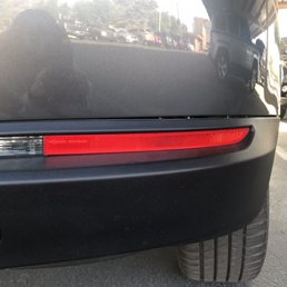 Rear bumper not put in correctly