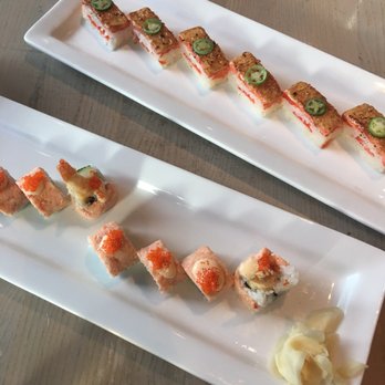 Miku - King roll on the left! Salmon on the right! - Japanese Near Me - Vancouver, British Columbia Miku - King roll on the left! Salmon on the right! - Japanese Near Me - Vancouver, British Columbia
