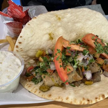 Chello Grill - Gyro with side of fries - Mediterranean Near Me - Albuquerque, New Mexico Chello Grill - Gyro with side of fries - Mediterranean Near Me - Albuquerque, New Mexico