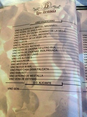 Menu photo 3 Las Brasas Mislata, V Menu photo 3 Las Brasas Mislata, V