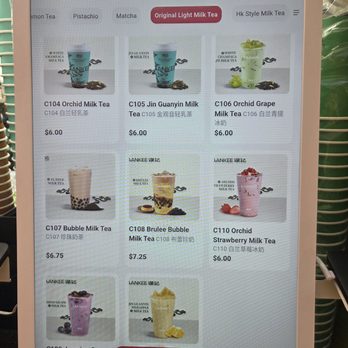 Laankee - They have a lot of choices - Bubble Tea Near Me - Queens, New York