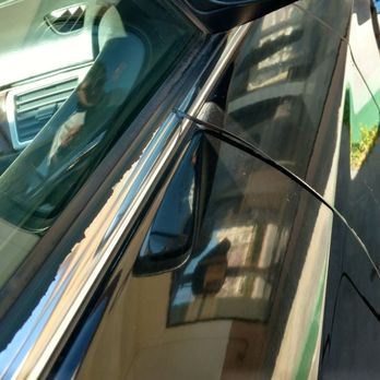 Chevron - More damage, rubber is hanging - Car Wash Near Me - Morgan Hill, California Chevron - More damage, rubber is hanging - Car Wash Near Me - Morgan Hill, California