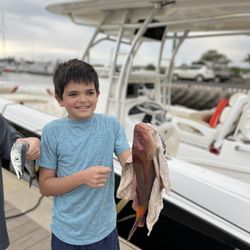 EhuKai Fishing - Who is more scared, the fish or the kid holding it?