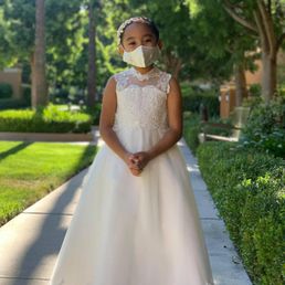 Holy Communion Dress; photo from 2020