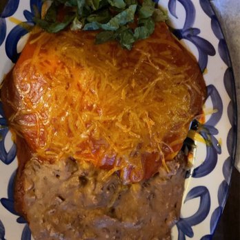 El Pinto - Enchilada with chicken and double beans. Enchiladas Plate - New Mexican Cuisine Near Me - Albuquerque, New Mexico El Pinto - Enchilada with chicken and double beans. Enchiladas Plate - New Mexican Cuisine Near Me - Albuquerque, New Mexico