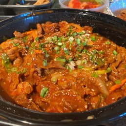 Spicy pork
