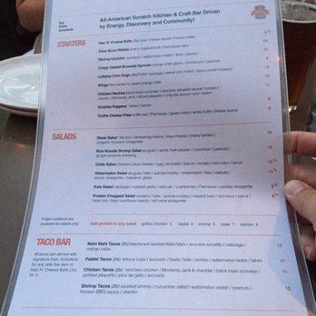 Eureka! - Menu back page - American Near Me - Indian Wells, California