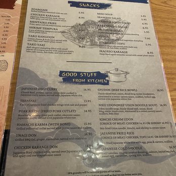 BG Robata - Menu - Sushi Bars Near Me - Clearwater, Florida