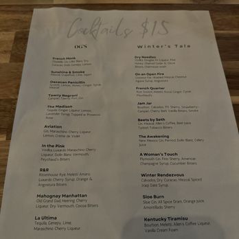 La Pharmacie - Winter Cocktails List - Cocktail Bars Near Me - Chicago, Illinois La Pharmacie - Winter Cocktails List - Cocktail Bars Near Me - Chicago, Illinois