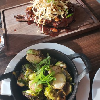 Willard Hicks - Ginger Ponzu Ribeye and Brussel Sprouts - Steakhouses Near Me - Morgan Hill, California Willard Hicks - Ginger Ponzu Ribeye and Brussel Sprouts - Steakhouses Near Me - Morgan Hill, California