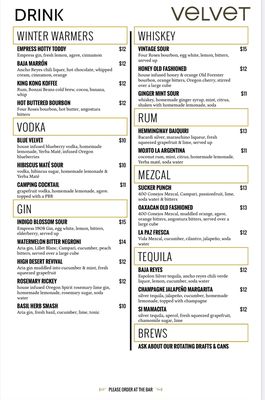 Menu photo 4 Velvet Bend, OR