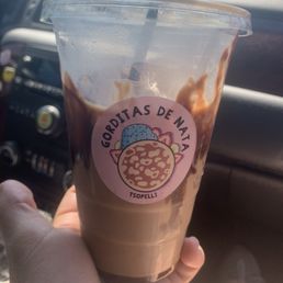 Iced mocha coffee