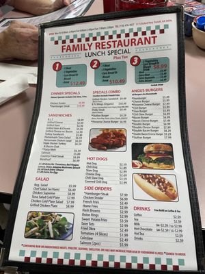 Menu photo 1 Family Restaurant Duluth, GA Menu photo 1 Family Restaurant Duluth, GA