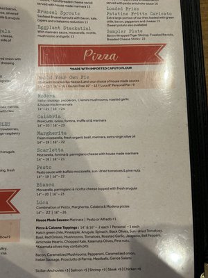 Menu photo 5 Pizzeria Luca Albuquerque, NM