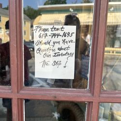 Old Salt's Gifts & Goods - Text to inquire about inventory? Why not just open.