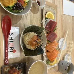 tuna and salmon set tuna and salmon set