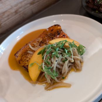 Bansang - GOCHUJANG BLACK COD 고추장양념대구 gochujang marinade . chili fumet . charred bean sprout - $34 - Korean Near Me - San Francisco, California Bansang - GOCHUJANG BLACK COD 고추장양념대구 gochujang marinade . chili fumet . charred bean sprout - $34 - Korean Near Me - San Francisco, California