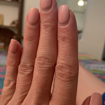 Balboa Nails Spa - My 2nd set by Andy. Beyond 2 weeks! I filed them to preserve them. - Nail Salons Near Me - Newport Beach, California