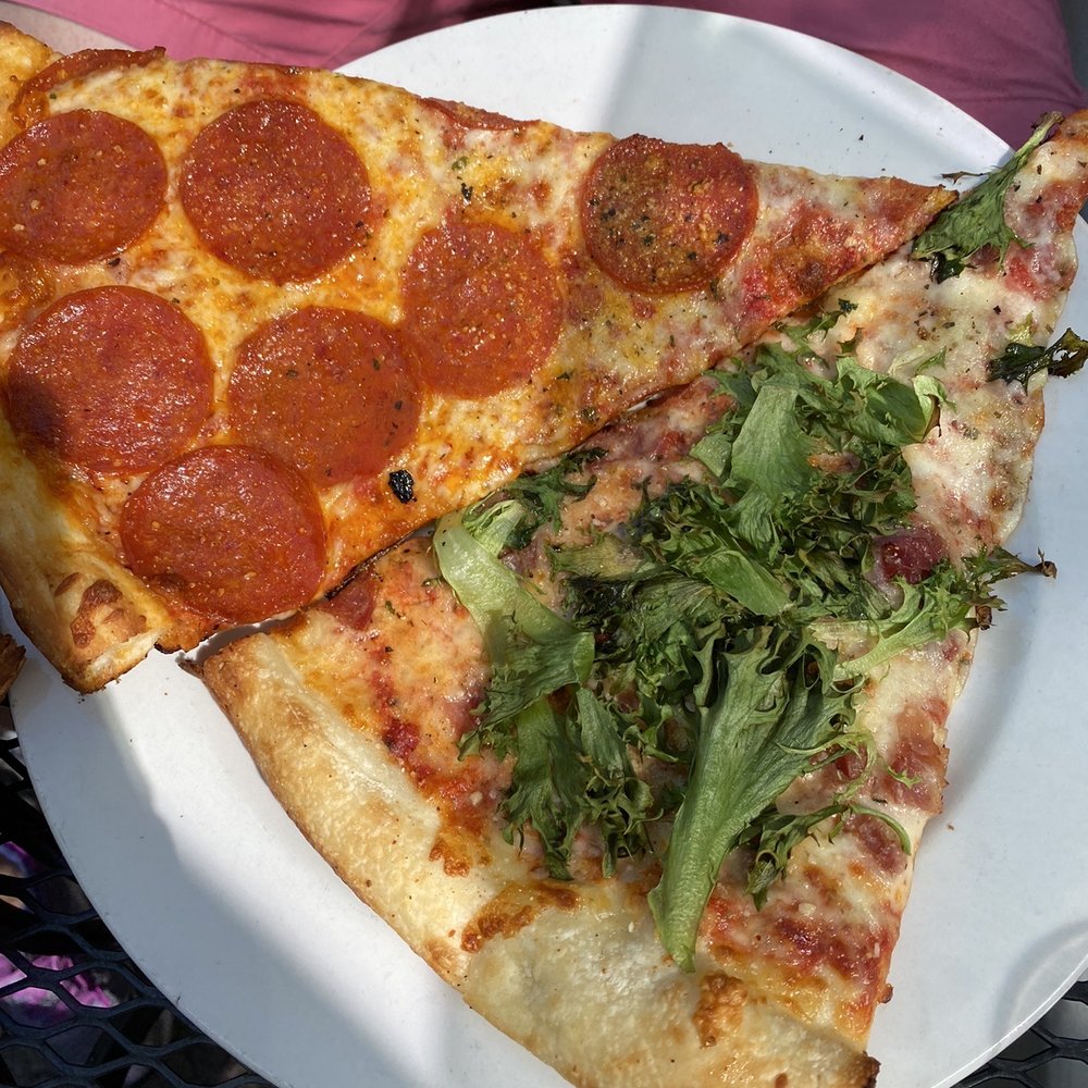 Mezza Luna Pizzeria - Pepperoni slice and special of the day - Pizza Near Me - Eugene, Oregon Mezza Luna Pizzeria - Pepperoni slice and special of the day - Pizza Near Me - Eugene, Oregon
