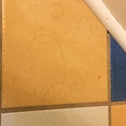 Hair all over our bathroom floor Hair all over our bathroom floor