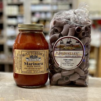 Park Ridge Trading - a jar of pepperless marinara next to a bag of pasta - Specialty Food Near Me - Ellicott City, Maryland Park Ridge Trading - a jar of pepperless marinara next to a bag of pasta - Specialty Food Near Me - Ellicott City, Maryland