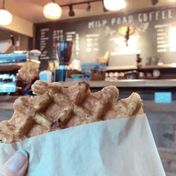 The Milk Road - Liege waffle. - Coffee & Tea Near Me - Jacksonville, North Carolina The Milk Road - Liege waffle. - Coffee & Tea Near Me - Jacksonville, North Carolina