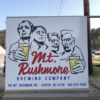 Mt Rushmore Brewing - Outdoor sign - Brewpubs Near Me - Custer, South Dakota Mt Rushmore Brewing - Outdoor sign - Brewpubs Near Me - Custer, South Dakota