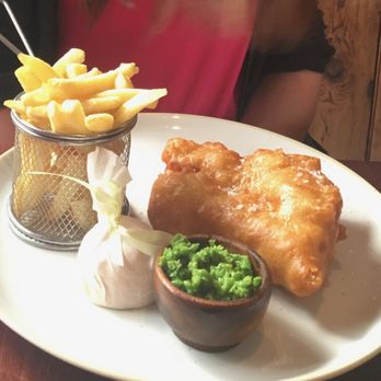 The Cricketers - Fish and chips with peas :) - Pubs Near Me - Brighton, BNH The Cricketers - Fish and chips with peas :) - Pubs Near Me - Brighton, BNH