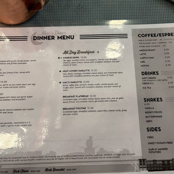 Mac’s Diner - Dinner Menu - Diners Near Me - North Saint Paul, Minnesota Mac’s Diner - Dinner Menu - Diners Near Me - North Saint Paul, Minnesota