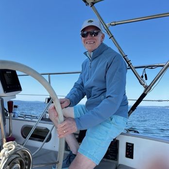 Dreamboat Adventure Sailing - Me at the helm. - Boat Charters Near Me - Bainbridge Island, Washington Dreamboat Adventure Sailing - Me at the helm. - Boat Charters Near Me - Bainbridge Island, Washington