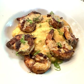 A'Bouzy - Blackened Shrimp & Cheesy Grits - Champagne Bars Near Me - Houston, Texas A'Bouzy - Blackened Shrimp & Cheesy Grits - Champagne Bars Near Me - Houston, Texas