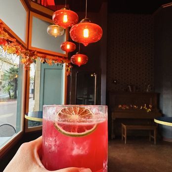 The Good Lion - Hibiscus Margarita - Cocktail Bars Near Me - Santa Barbara, California The Good Lion - Hibiscus Margarita - Cocktail Bars Near Me - Santa Barbara, California