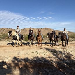 One hour trail ride