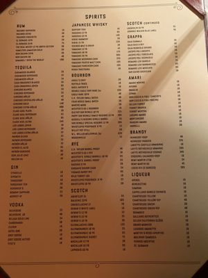 Menu photo 3 Carbone Miami Miami, FL Menu photo 3 Carbone Miami Miami, FL