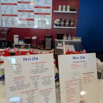 Hero Cha - Menu - Bubble Tea Near Me - Friendswood, Texas