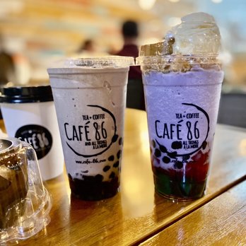 Cafe 86 - Cookie Monster and Upside Down Halo Halo - Desserts Near Me - Union City, California