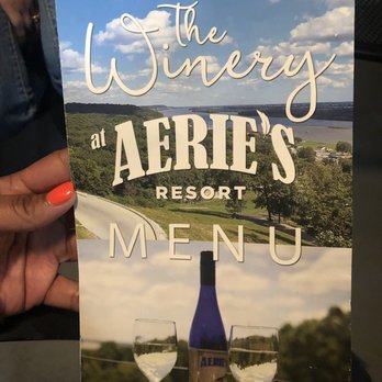 Aerie's Resort - Menu - Wineries Near Me - Grafton, Illinois Aerie's Resort - Menu - Wineries Near Me - Grafton, Illinois