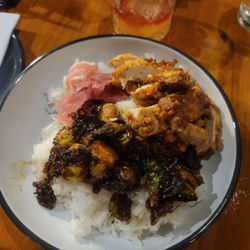 Mighty Quinn's Barbeque - Rice bowl with Christy chicken