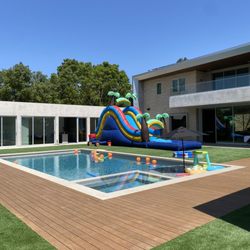 Rocky’s Party Rentals - Tropical water slide