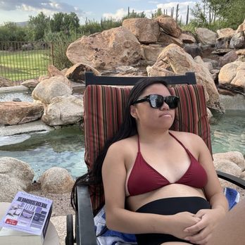 Rancho Manana - My baby relaxing by the pool. - Hotels Near Me - Cave Creek, Arizona