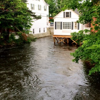 River Ducks Ice Cream - Looking over the footbridge - Ice Cream & Frozen Yogurt Near Me - Camden, Maine River Ducks Ice Cream - Looking over the footbridge - Ice Cream & Frozen Yogurt Near Me - Camden, Maine